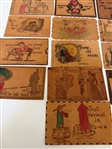 (33) Leather Postcards