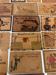 (33) Leather Postcards