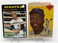 1954 Topps Jackie Robinson, 1971 Topps Roberto Clemente