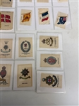 (17) 1956 Topps President Cards, (41) Flag & Battalion Silks