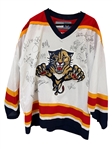 Florida Panthers Team Signed Hockey Jersey