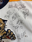 Florida Panthers Team Signed Hockey Jersey