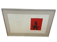 Robert Motherwell (Amer. 1915-1991) Three Poems Red Samurai