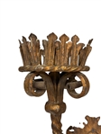 Pair of Heavy Iron Wall Sconces