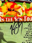 Kenny Chesney 2005 Somewhere In The Sun Signed Tour Shirt & Ticket Stub