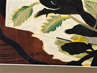Georges Braque Print Mounted to Board: Black Pitcher and Lemons