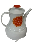 Thomas Germany Luncheon Tea Set Pinwheel Orange