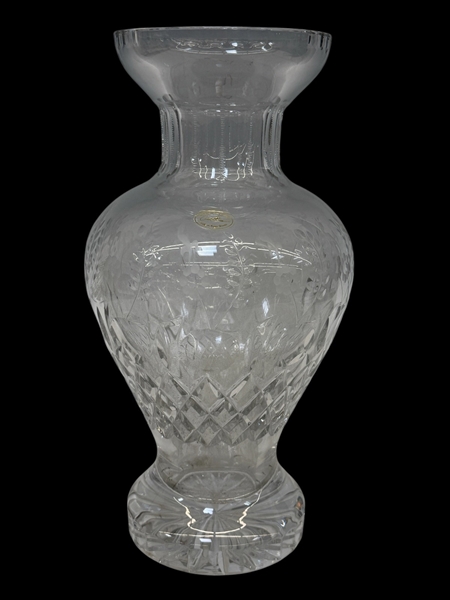 Gallia Lead Crystal Vase Yugoslavia