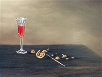Jack Cascioli Oil on Board Akron Society Artists
