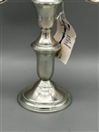 Pair Weighted Sterling Silver Candelabras Schweitzer Silver Corp. 1950s-1960s