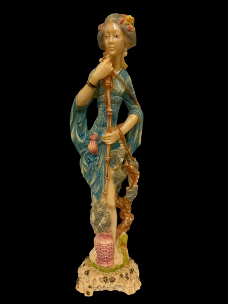Japanese Resin Geisha Figurine