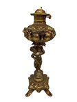 Bradley & Hubbard Brass Figural Lamp With Putti Detail