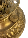 Bradley & Hubbard Brass Figural Lamp With Putti Detail
