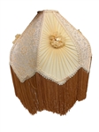(2) Victorian Lamp Shades With Fringe