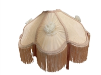 (2) Victorian Lamp Shades With Fringe