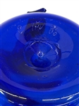 (11) Signed Hand Blown Cobalt Drinking Set 