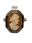 14k Gold Cameo Ring