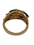 (2) 10k Gold Rings with Sapphires
