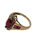 (2) 10k Gold Rings with Rubies