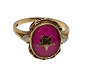 (2) 10k Gold Rings with Rubies