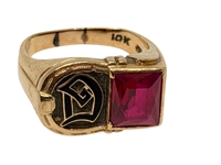 (2) 10k Gold Rings with Rubies