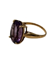 (2) 10k Gold Rings with Amethysts