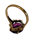 (2) 10k Gold Rings with Amethysts