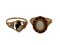 (2) 10k Gold Rings