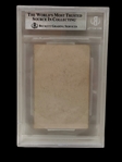1922 American Caramel Otto Miller Authentic Autograph Cut Beckett Graded