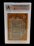 1981-82 Topps Julius Erving #30 Authentic Autograph SGC Graded 10