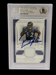 Beckett Ray Lewis 2008 National Treasures Century Mat Holo Silver Authentic Autograph