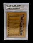 Beckett Graded Trading Card Nolan Ryan Authentic Autograph 12/794