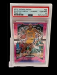(3) Graded Basketball Cards; Frazier Auto, Abdul Jabbar, Cheeks