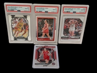 (4) Caitlin Clark Basketball Cards; (3) Graded