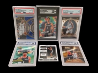 (6) Victor Wembanyama Basketball Cards; (5) Graded