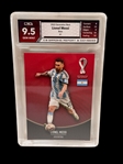 (5) Graded Soccer Cards; Messi, Cesar and Others