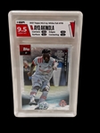 (5) Graded Soccer Cards; Messi, Cesar and Others