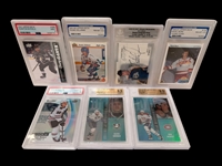 (7) Graded Hockey Cards; Hainsey, Seanne, Byfield, Others