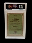 1984 Topps Joe Montana #359 PSA Graded 8