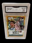 (4) Graded Basketball Cards; Lamelo Ball, RJ Barrett, Cunningham, Giddey