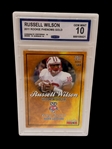 (3) Russell Wilson Graded Football Cards