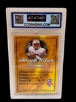 (3) Russell Wilson Graded Football Cards