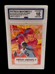 (7) Graded Football Cards; Patrick Mahomes, Bryce Young, Arch Manning