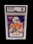 (7) Graded Football Cards; Patrick Mahomes, Bryce Young, Arch Manning