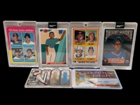 (6) Baseball Cards; Bohm, Morris, Lou Brock, Gary Carter, Gooden, Rivera