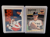 (6) Nolan Ryan Ungraded Baseball Cards