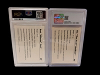 (10) Graded Wrestling Cards