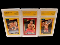 (19) 1991 Impel Wrestling WCW Graded Cards