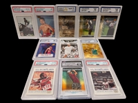 (11) Graded Multi-Sport Cards; Olympics, Tiger Woods, Boxing, Tennis