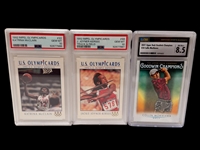 (11) Graded Multi-Sport Cards; Olympics, Tiger Woods, Boxing, Tennis